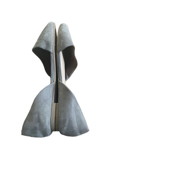 Torrid Taupe pointy Perf Dorsay flats sz 8 - Picture 4 of 11